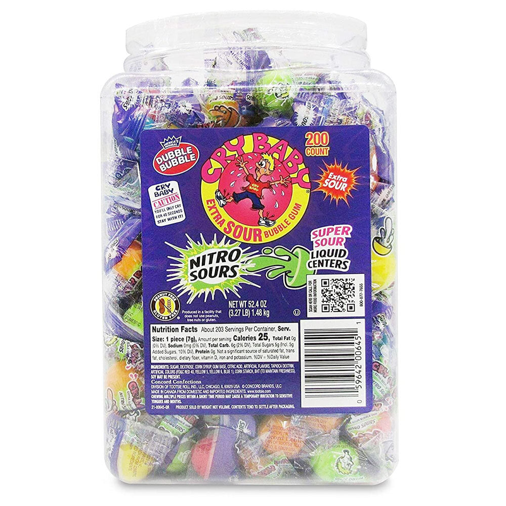 340645-200pc-dubble-bubble-cry-baby-jar-nitro-sours-bubble-gum-jar-1-48kg
