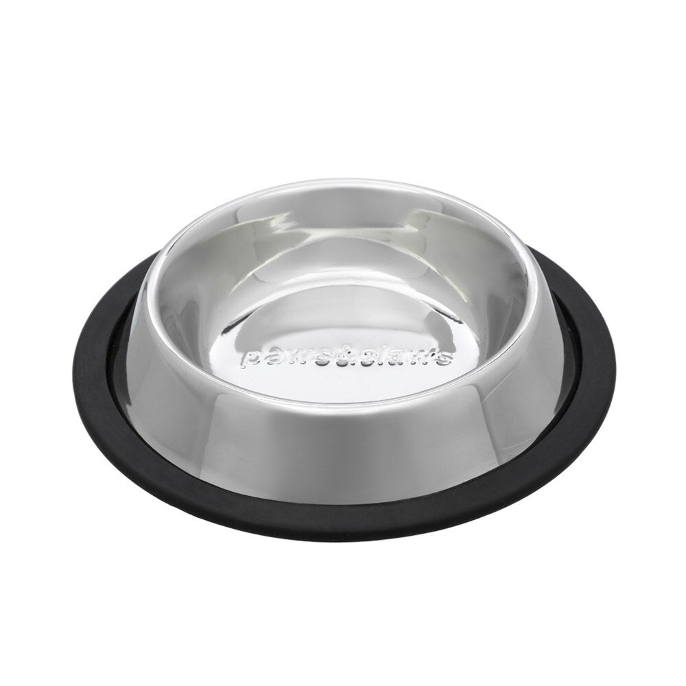 42274-paws-claws-stainless-steel-pet-bowl-black-anti-skid-180ml