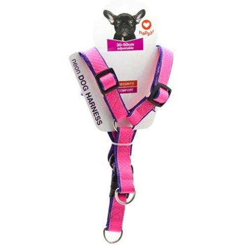 44384-paws-claws-colourful-p-u-nylon-harness-30-50cm