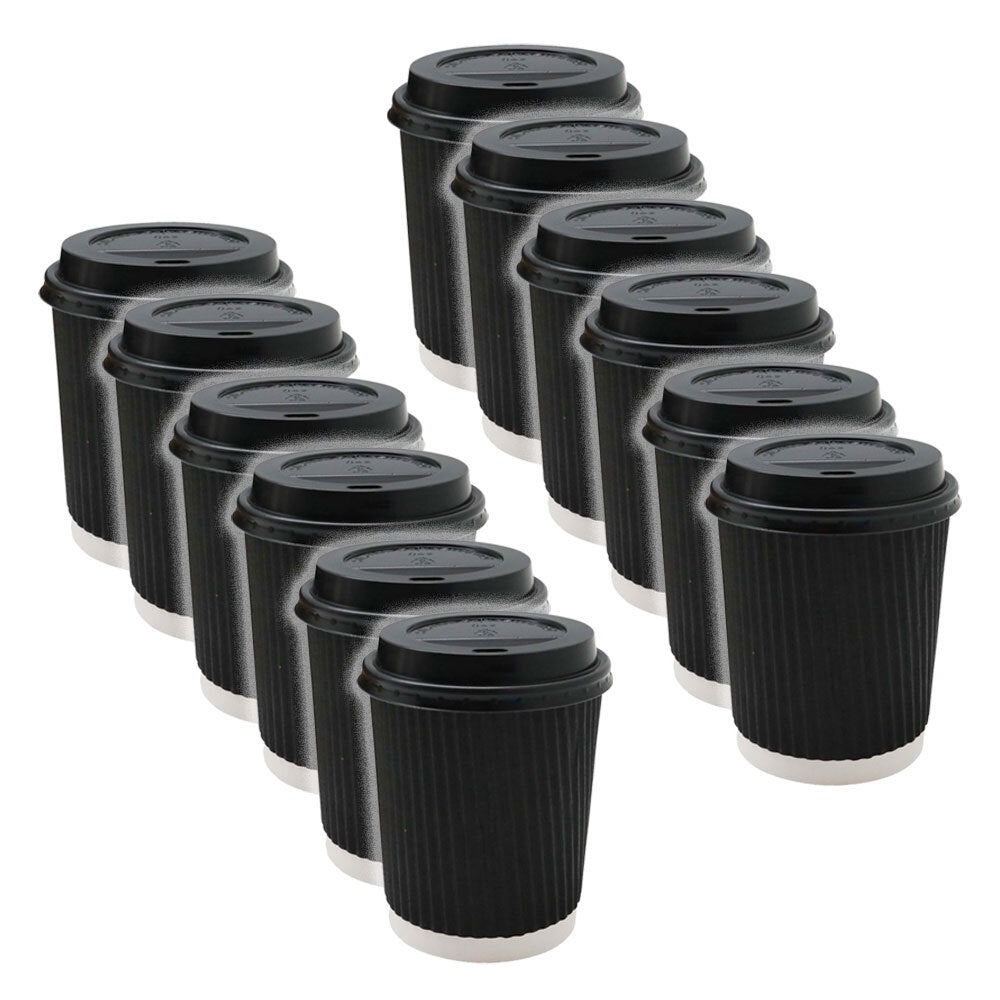 48078-12pk-lemon-lime-280ml-ripple-wall-coffee-cups-w-lids-assorted