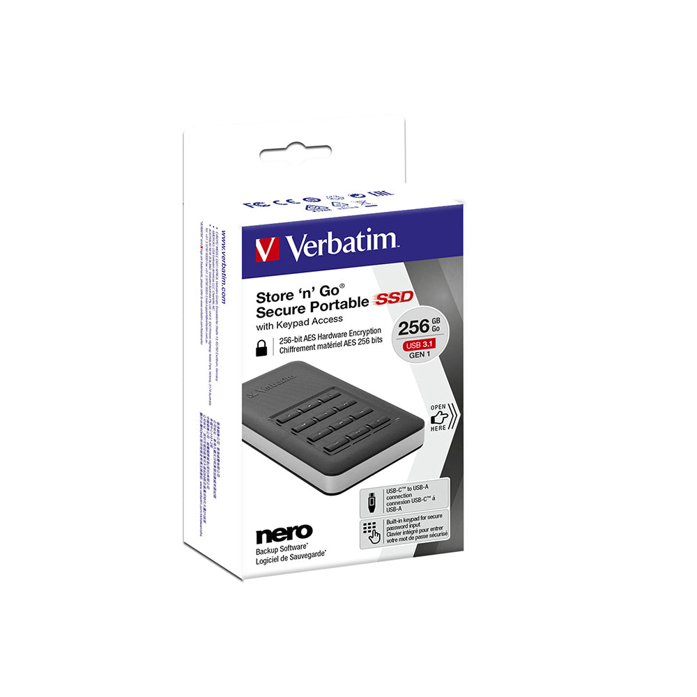 53402-verbatim-storengo-usb-3-1-secure-ssd-256gb-w-keypad-access-black