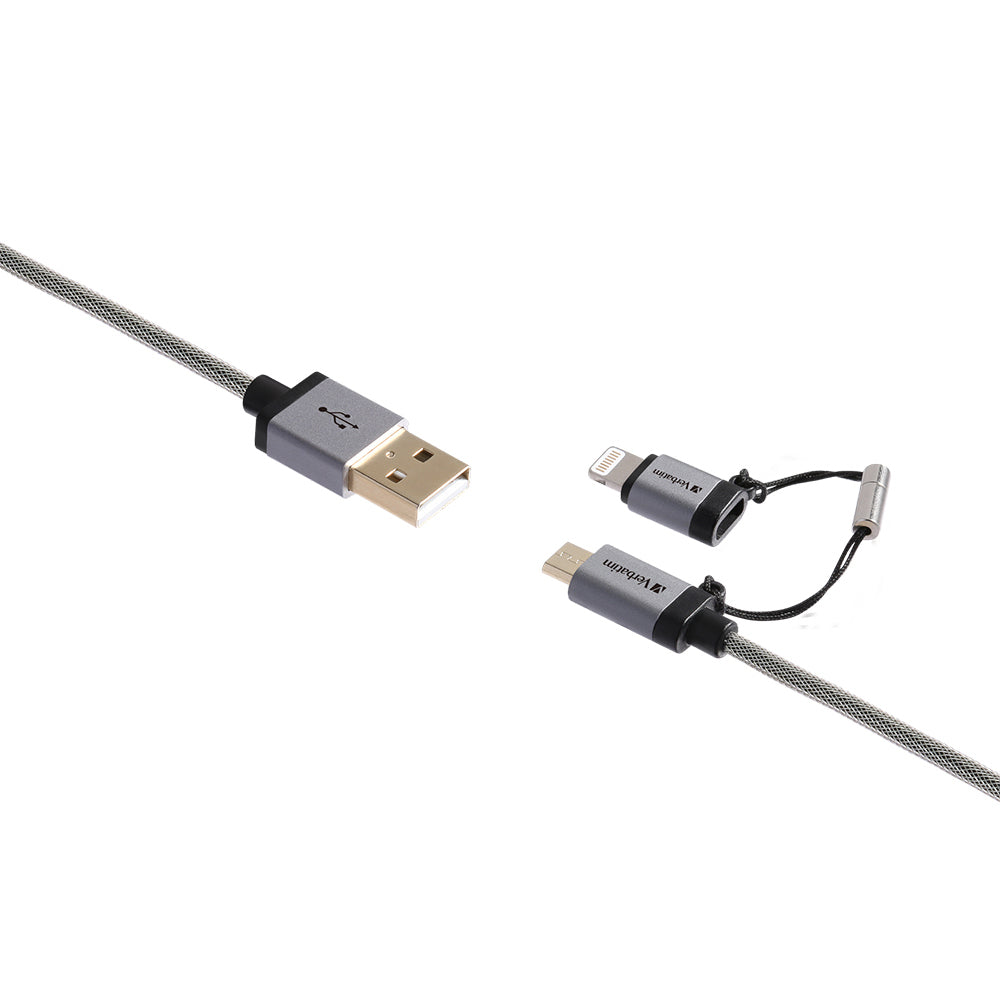 64828-verbatim-metallic-charge-sync-2-in1-micro-lightning-cable-grey-120cm