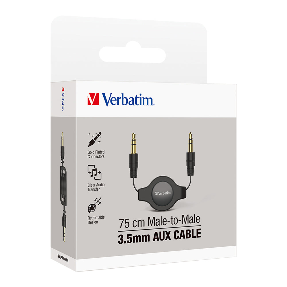 66573-verbatim-3-5mm-aux-audio-cable-retractable-75cm-black