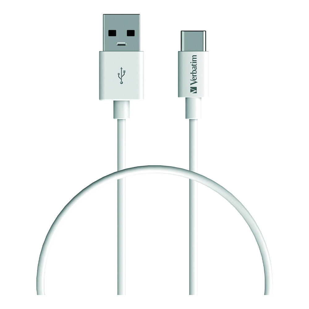 66583-verbatim-charge-sync-usb-to-usb-c-cable-50cm-white