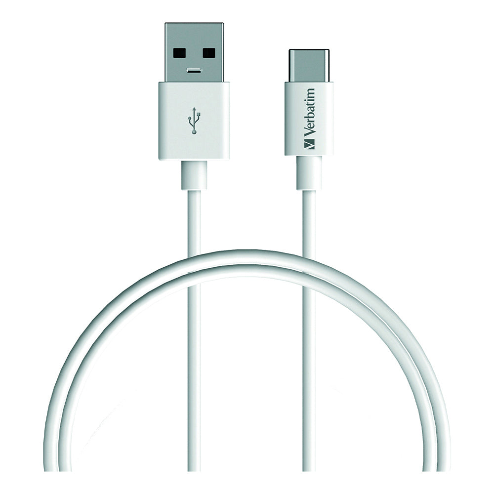 66584-verbatim-charge-sync-usb-to-usb-c-cable-1m-white