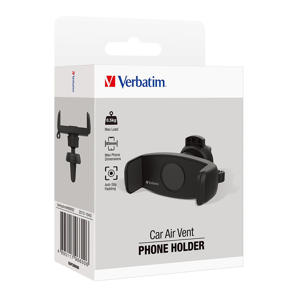 66600-verbatim-mount-air-vent-holder-for-mobile-phone-black