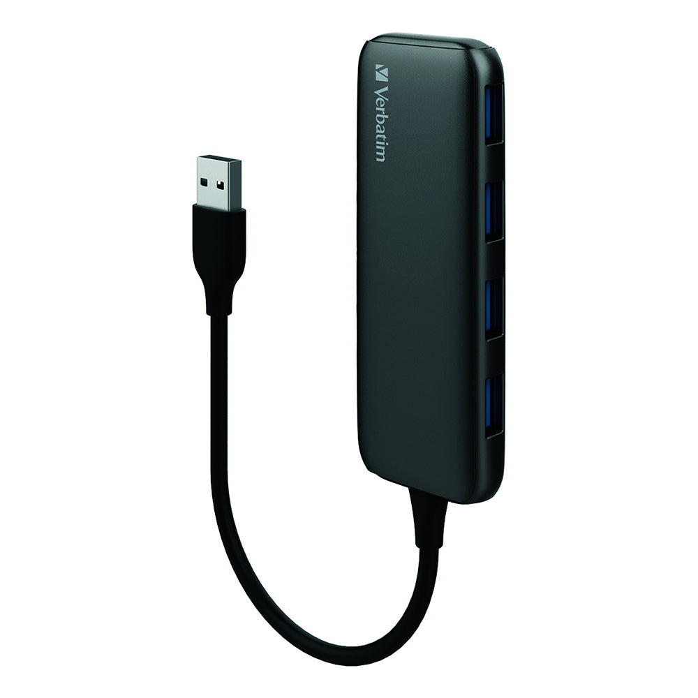 66602-verbatim-usb-a-3-1-hub-port-adapter-for-pc-laptop-grey