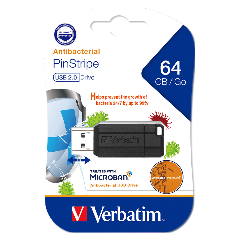 66781-verbatim-pinstripe-usb-2-0-drive-64gb-black-microban