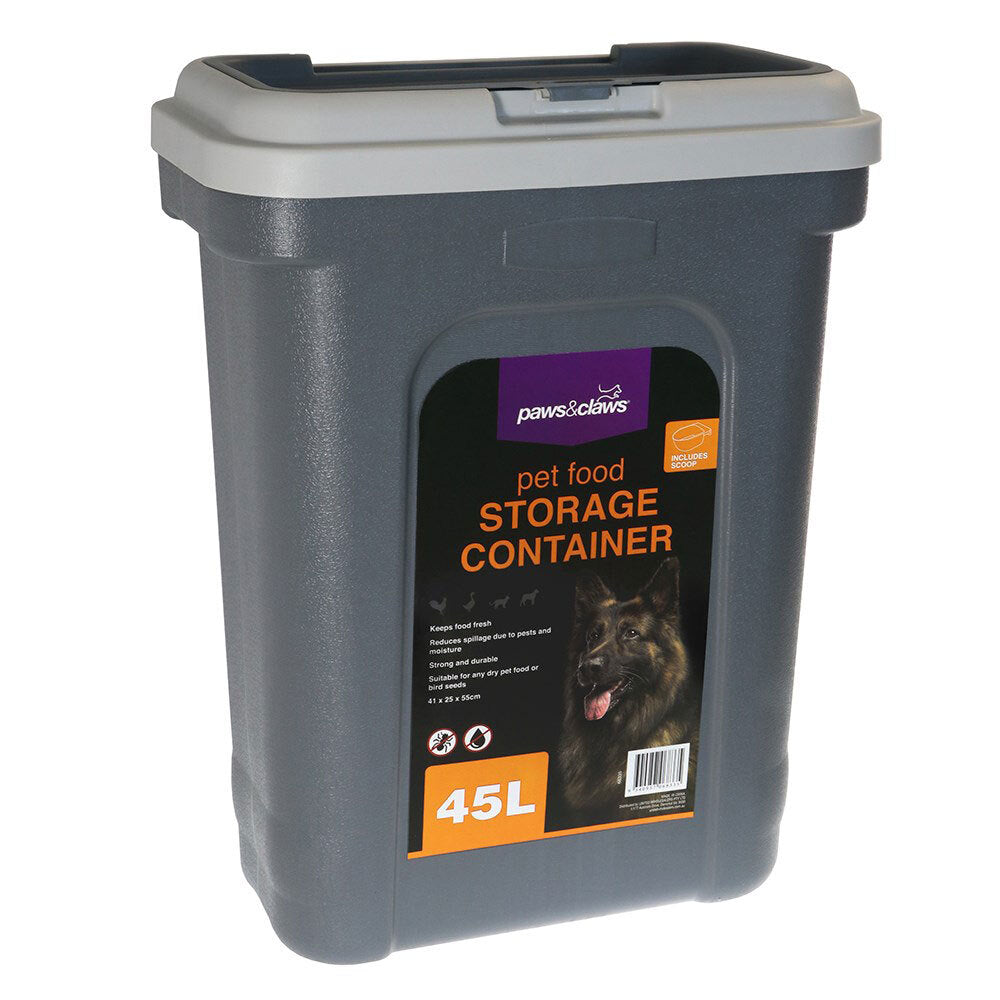 68335-paws-claws-45l-pet-food-storage-container-w-scoop-55x41x25cm