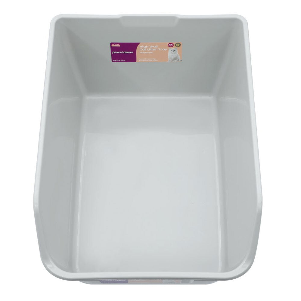 70420-paws-claws-high-wall-cat-litter-tray-grey