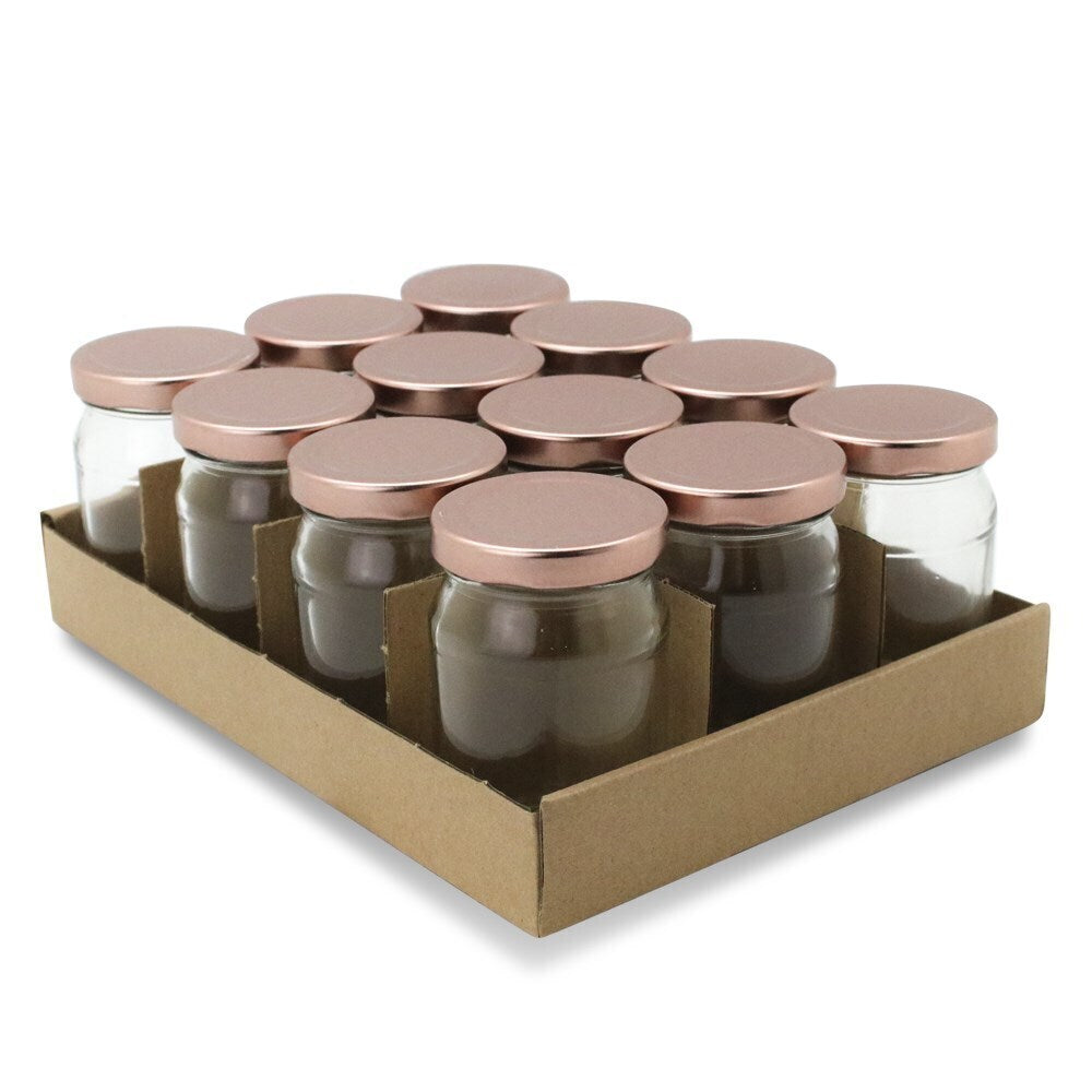 72356-12pk-lemon-lime-verona-glass-jar-150ml-rose-gold-lid