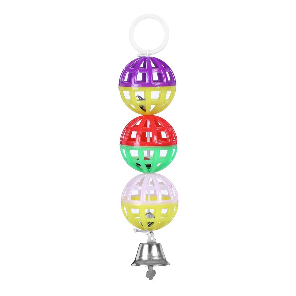 76460-paws-claws-ball-and-bell-bird-toy-16x4-5cm-assorted