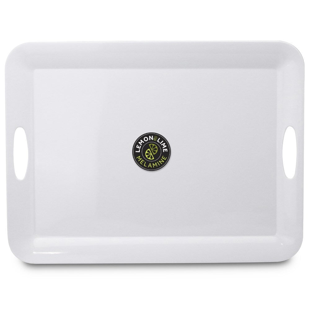 77788-lemon-lime-melamine-tray-with-handles-large-50x38cm-white