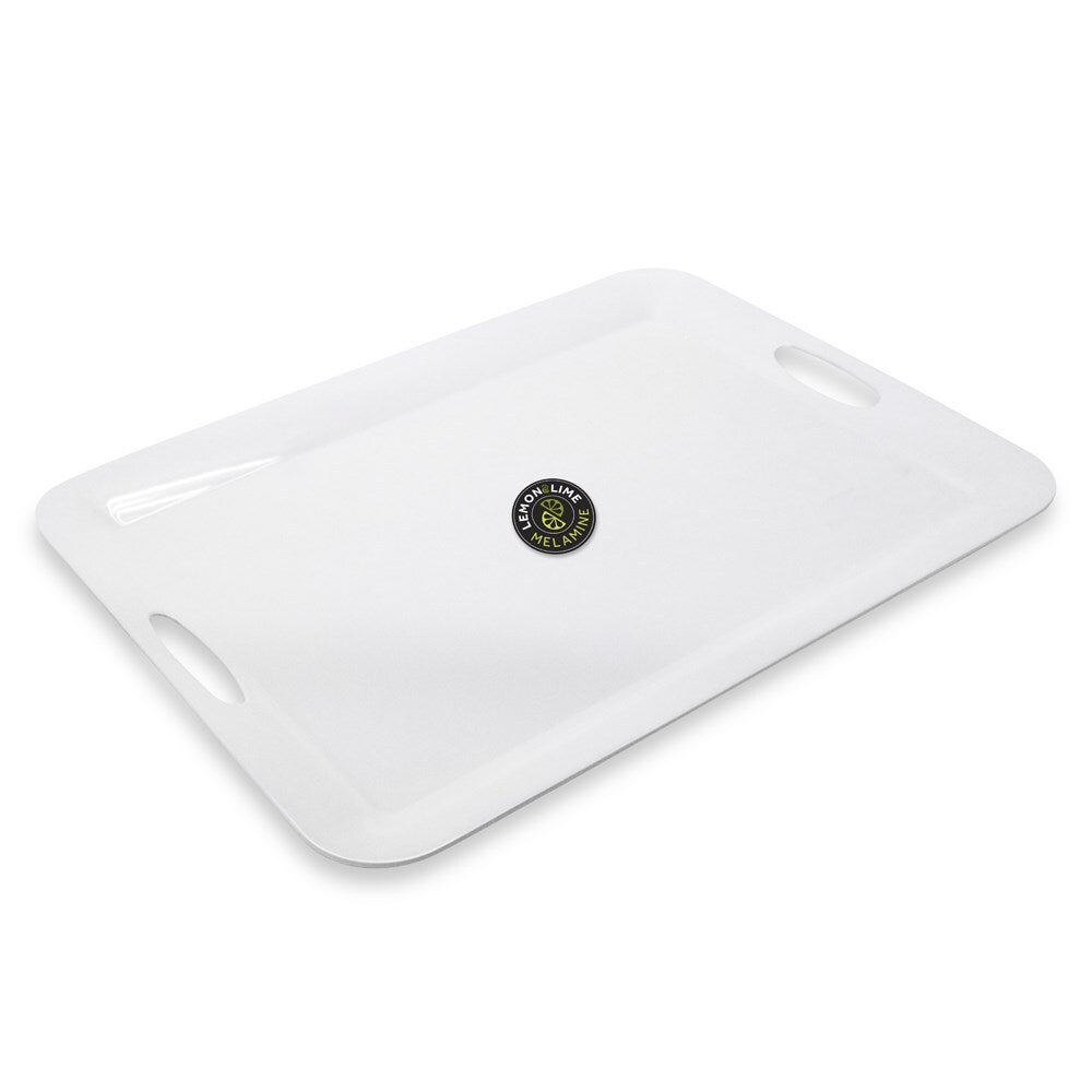 77788-lemon-lime-melamine-tray-with-handles-large-50x38cm-white