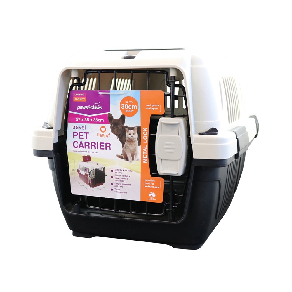 78358-paws-claws-deluxe-pet-carrier-w-lock-small