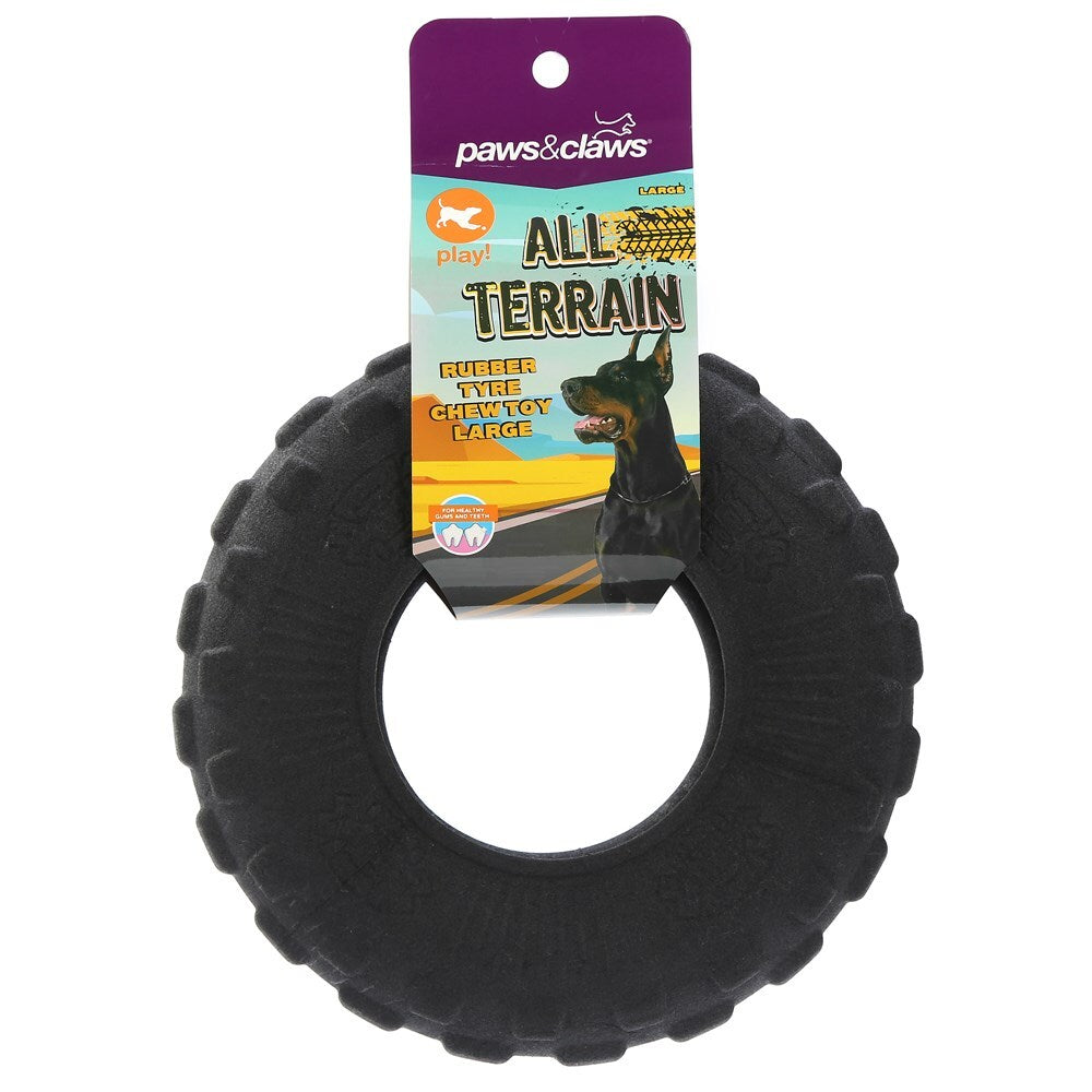 79782-paws-claws-all-terrain-rubber-tyre-large-chew-toy-21x21x5-5cm
