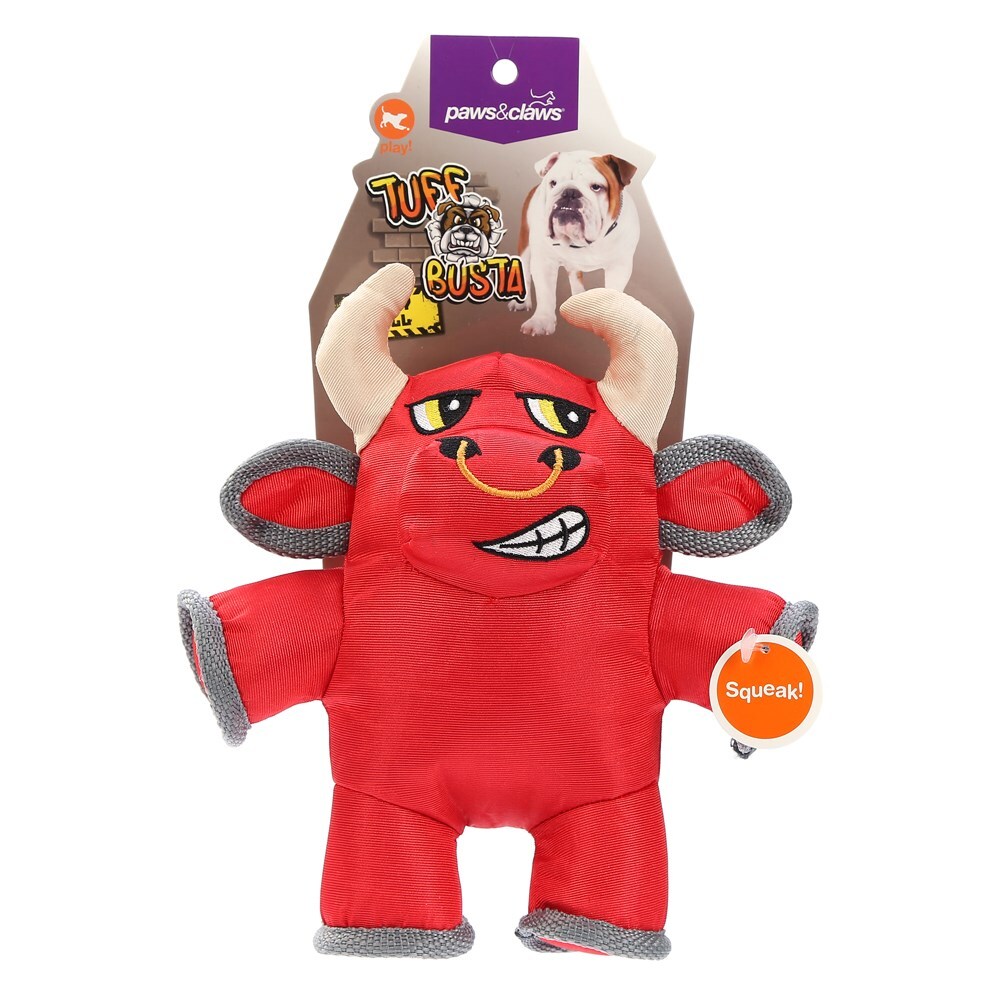 79942-paws-claws-tuff-busta-buddy-bull-20x18x9cm