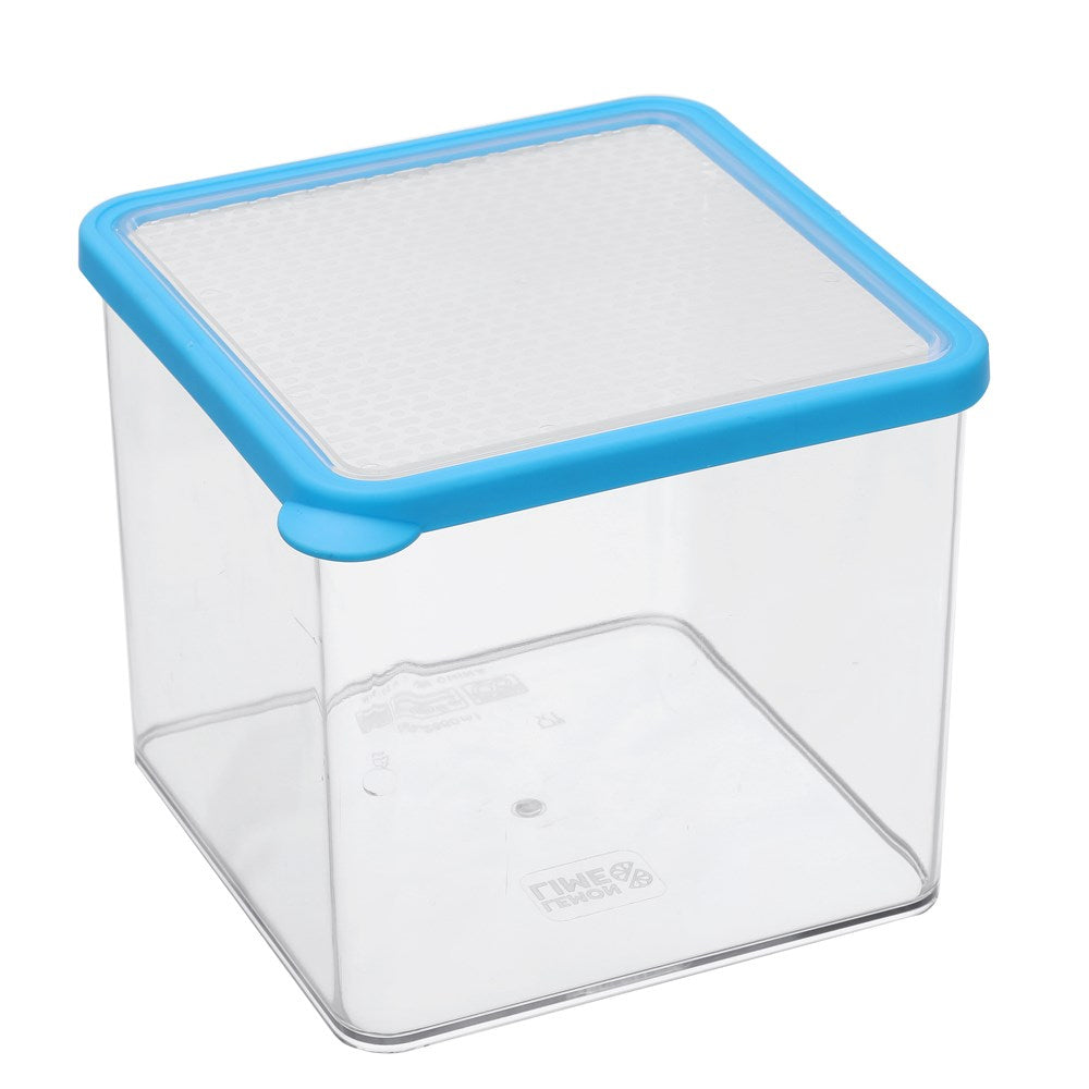 80818-bl-lemon-lime-2-65l-square-crisp-food-storer-blue