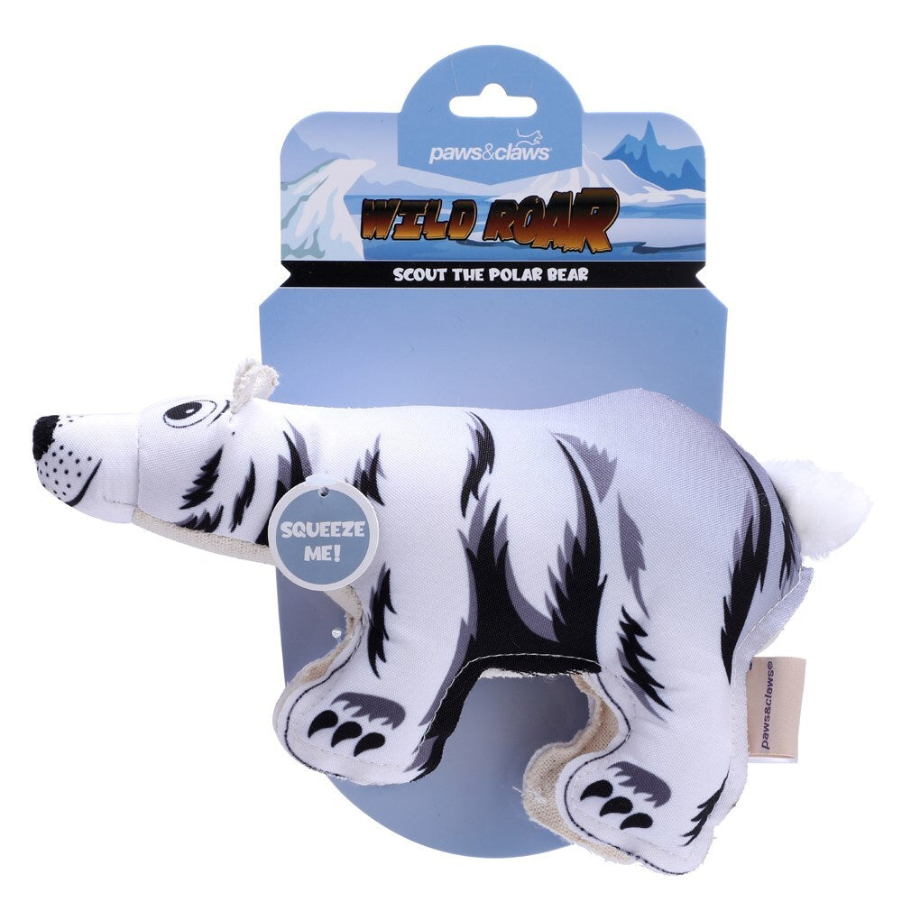 81471-paws-claws-26cm-wild-roar-animalz-oxford-dog-pet-toy-assorted