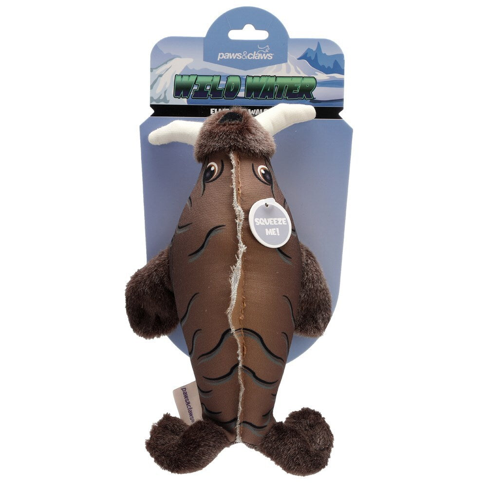 81556-paws-claws-33cm-wild-water-animalz-dog-pet-toy-assorted