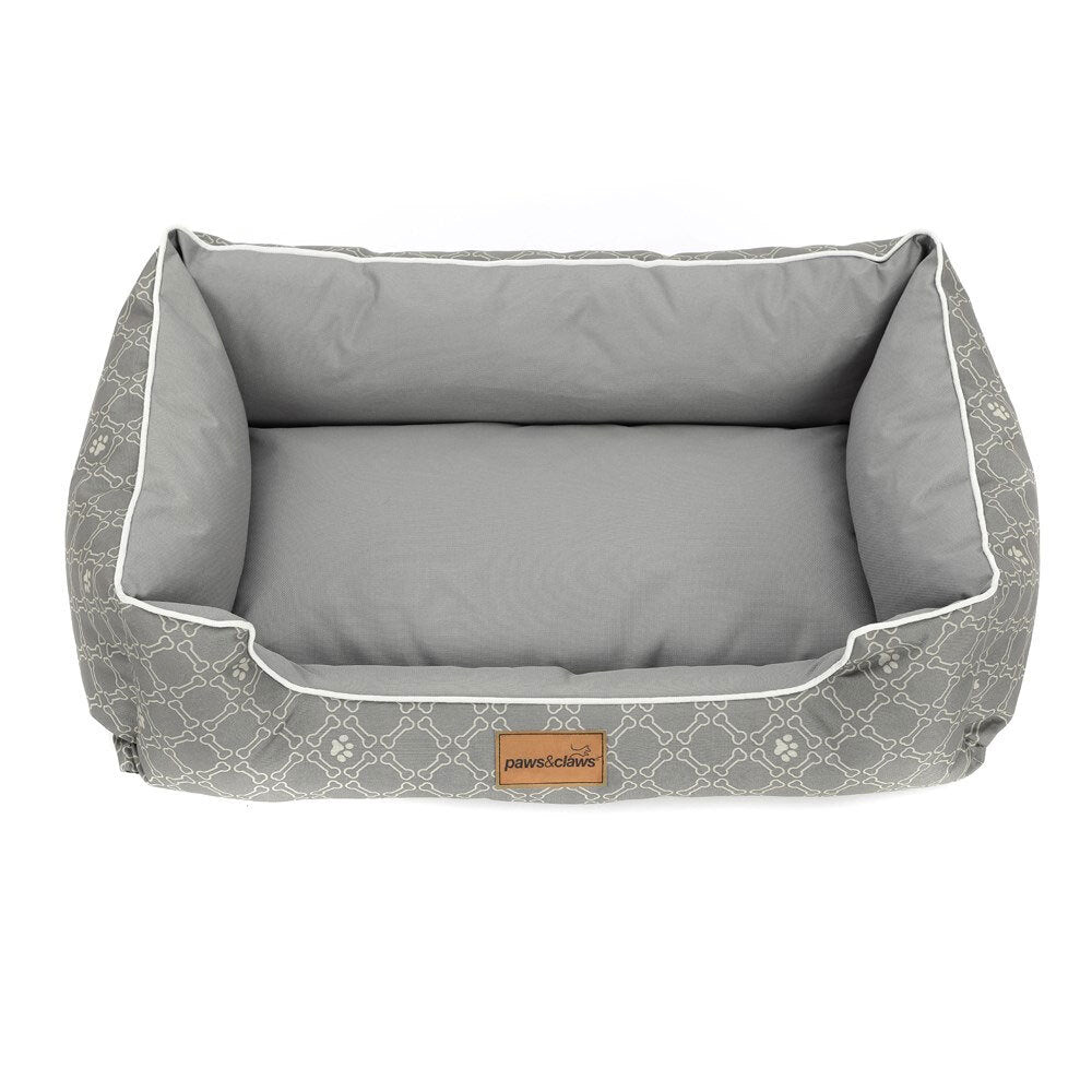 82904-paws-claws-fremantle-oxford-walled-medium-pet-bed-grey