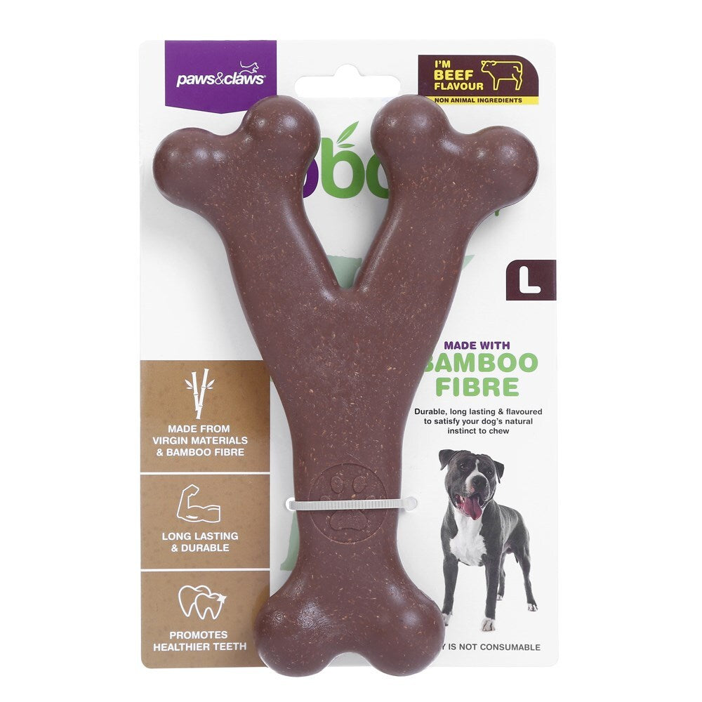 83055-paws-claws-boobone-large-wishbone-chew-toy-assorted-flavour