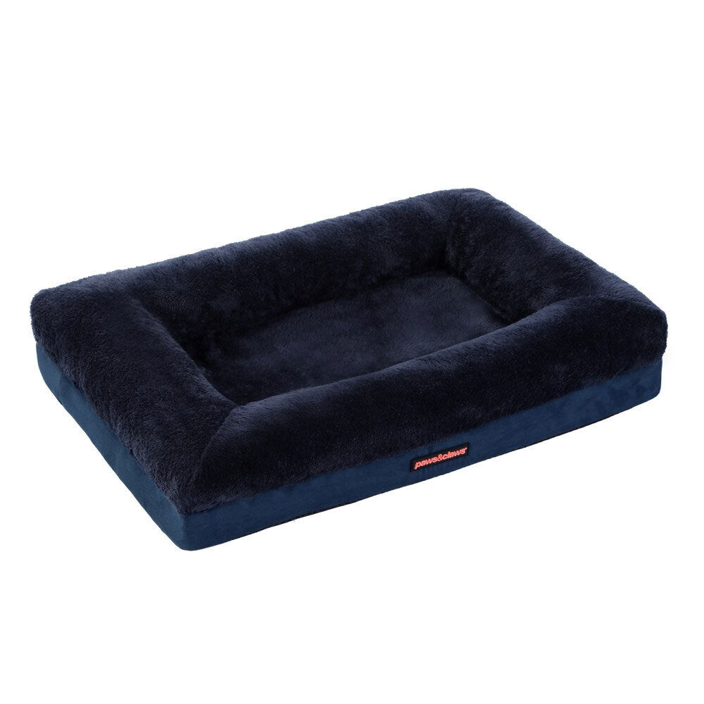 83697-paws-claws-winston-orthopaedic-foam-walled-bed-medium-navy