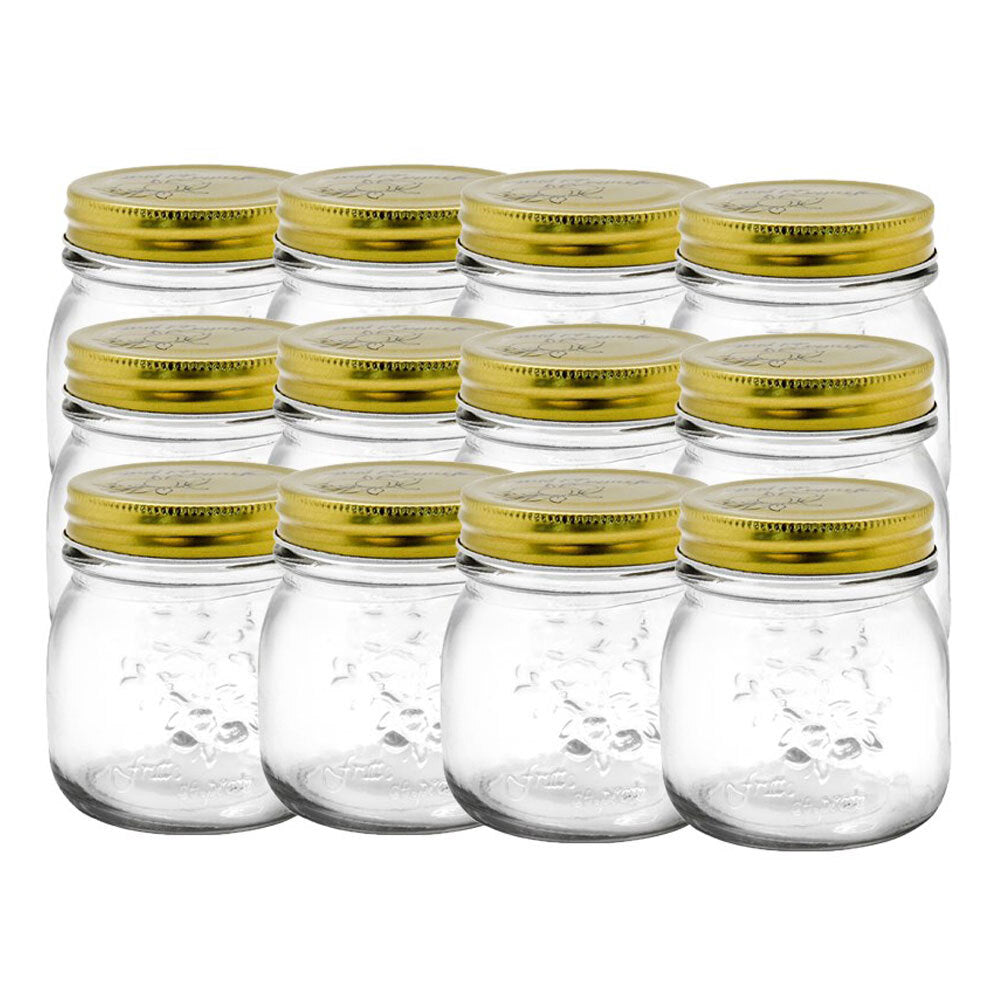 84113-12pk-lemon-lime-300ml-roma-jars-w-gold-lids