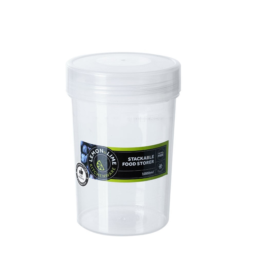 84229-lemon-lime-keep-fresh-stackable-food-storer-1l-11x11x16cm