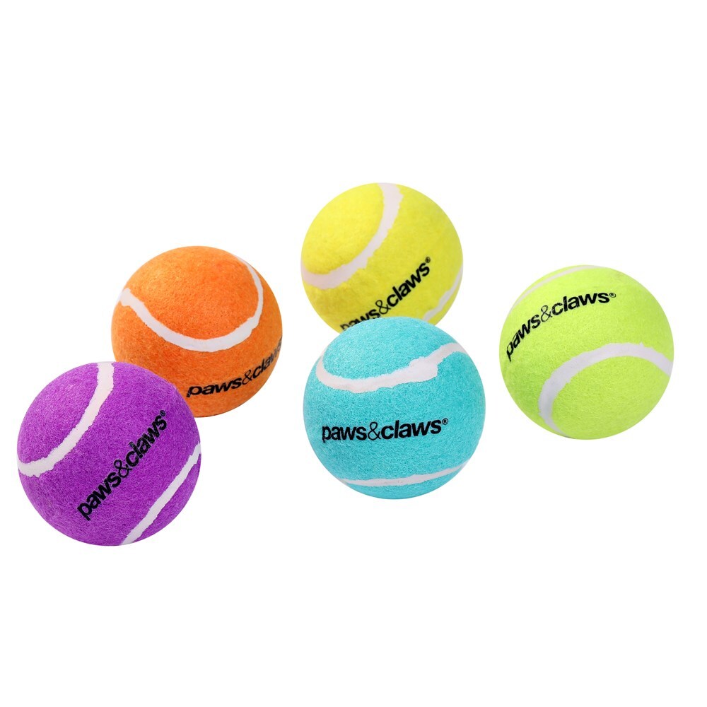 85530-5pk-paws-claws-tennis-balls-6cm-asstd-colours-solid