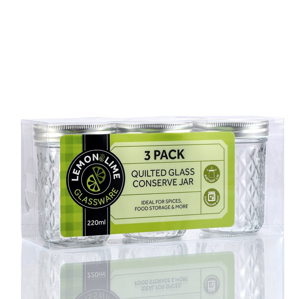 88043-3pk-lemon-lime-quilted-glass-conserve-jar-220ml-7x7x10cm