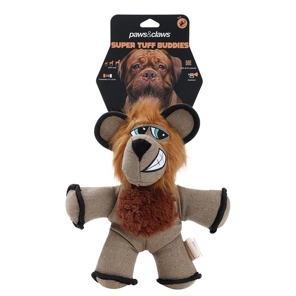 89026-paws-claws-pet-dog-super-tuff-buddies-32x24cm-oxford-toy-lion