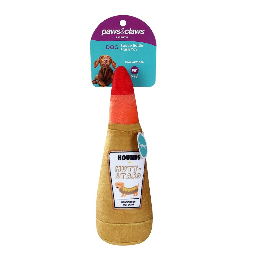 89071-paws-claws-20x8cm-plush-mustard-bottle