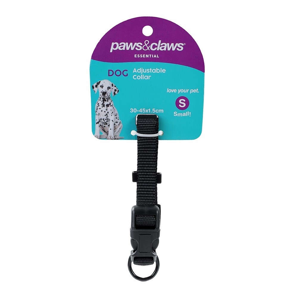 Paws & Claws Essentials Pet/Dog 30-45cm Collar Assorted
