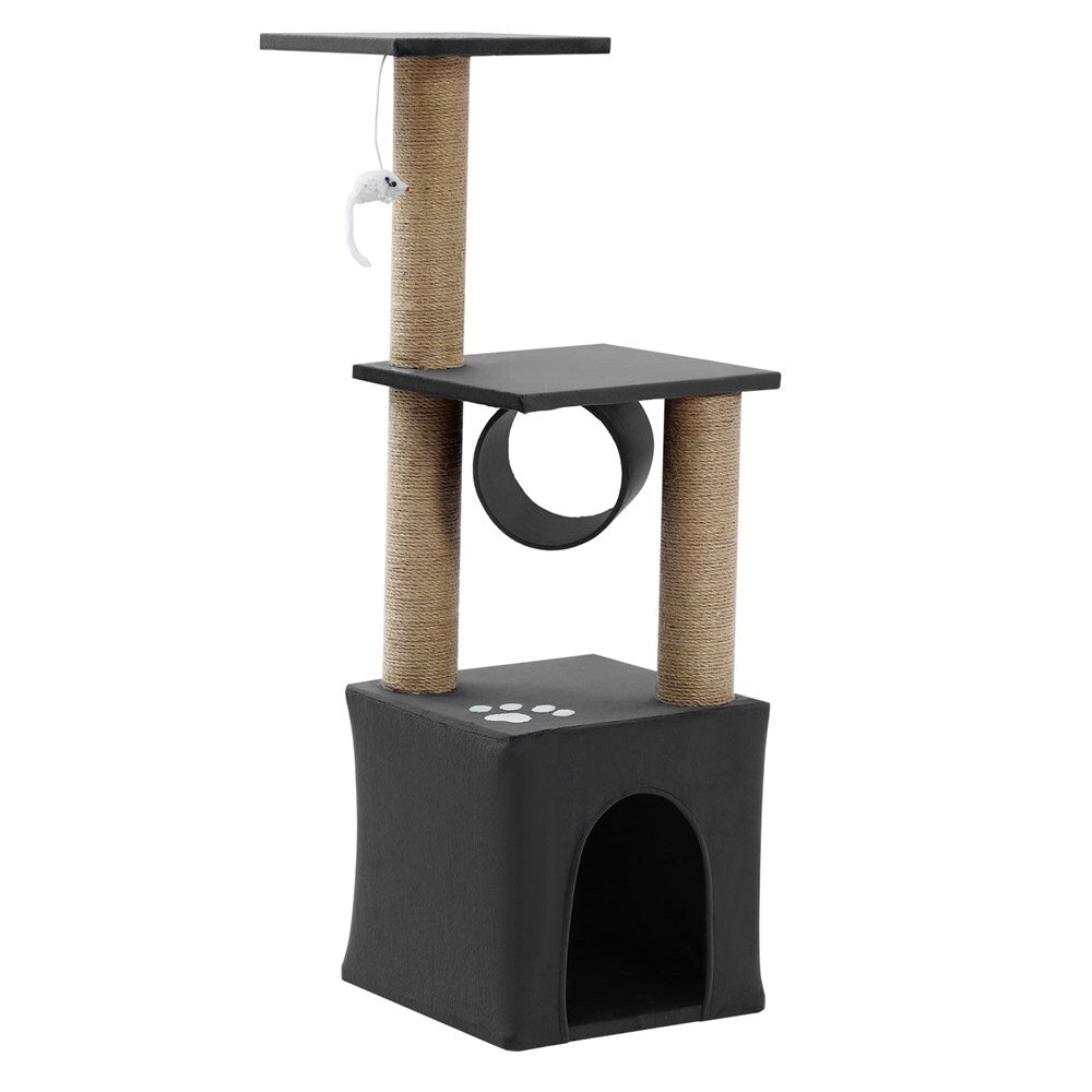 Paws & Claws Catsby Elsternwick Cat Tree 30X30X65cm Charcoal