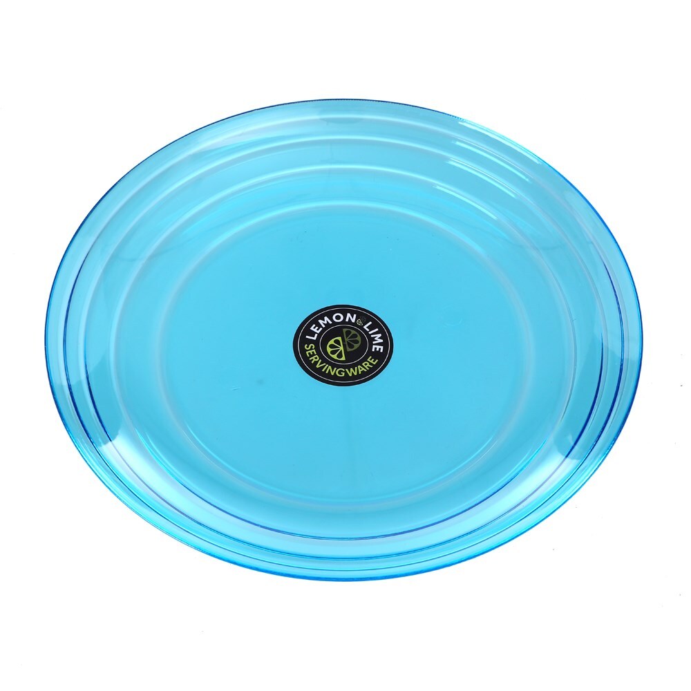 Lemon & Lime Wave Deco Serving Plate 27.5cm Assorted