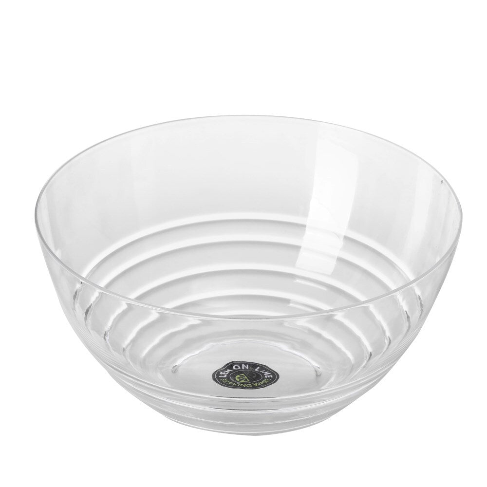 Lemon & Lime Wave Deco Salad Bowl 25.5cm Assorted