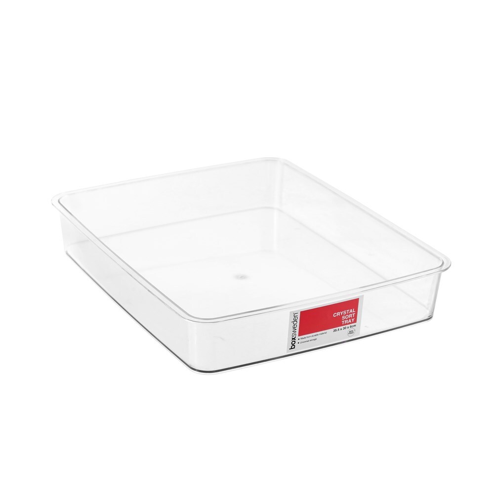Boxsweden Crystal Sort Tray 35.5X30X6cm Assorted
