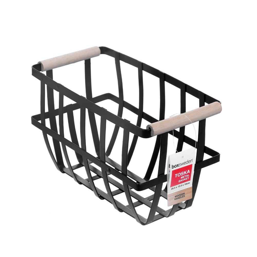 Boxsweden Toska Metal Basket 25.5X12.5X16cm Assorted