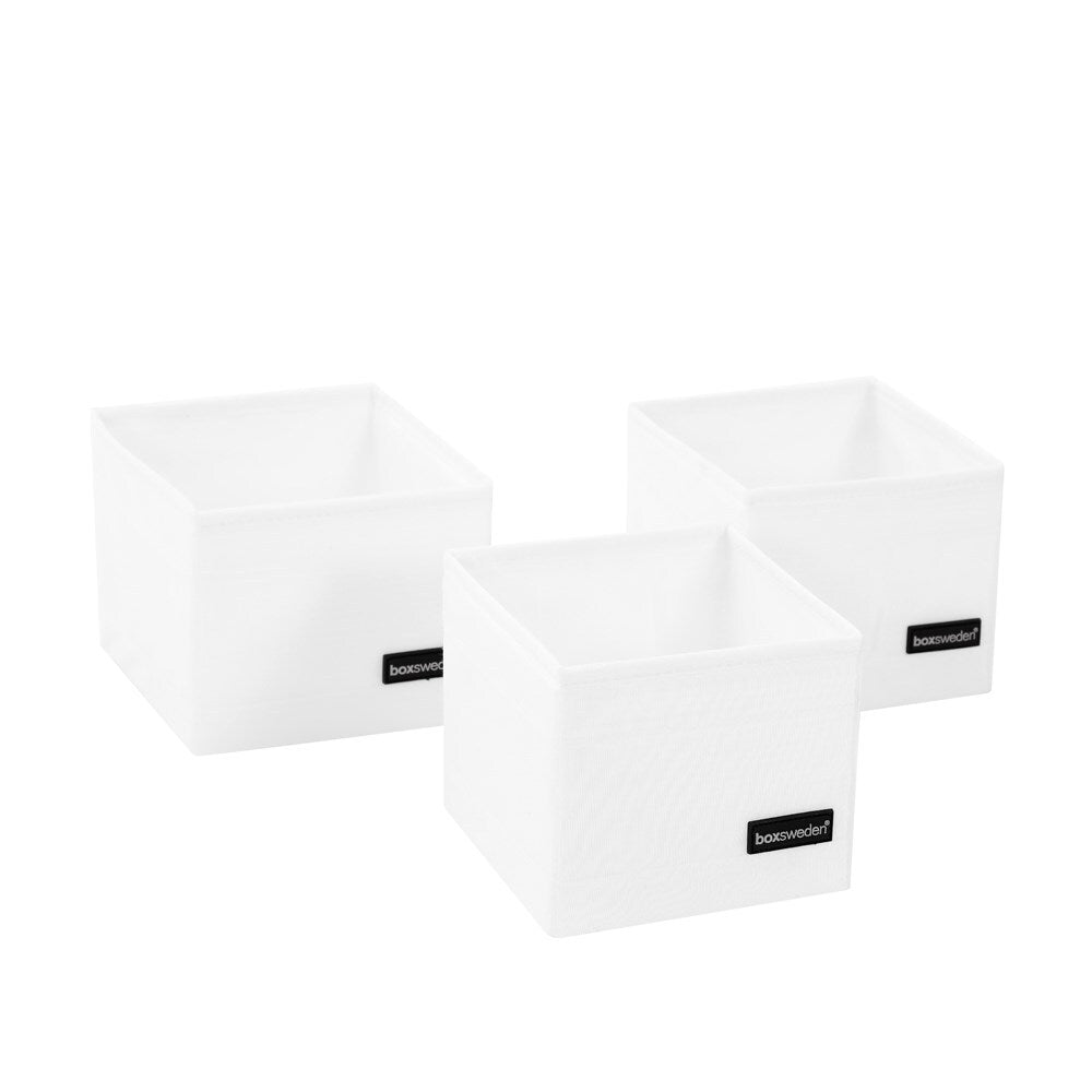 Kloset Storage Cube Square 3Pk 14X14X13Cm White