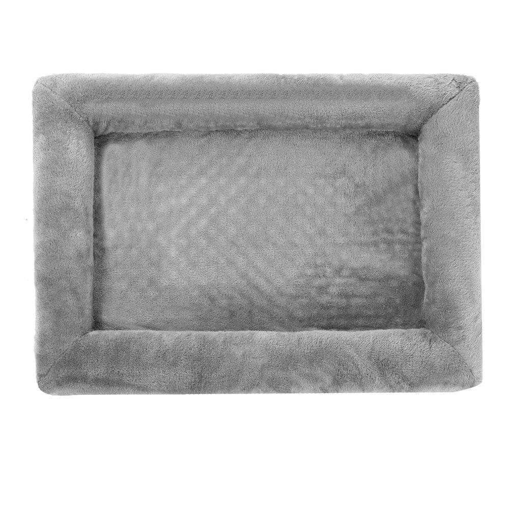 Paws & Claws Winston Walled Pet Bed 103x76cm - Grey
