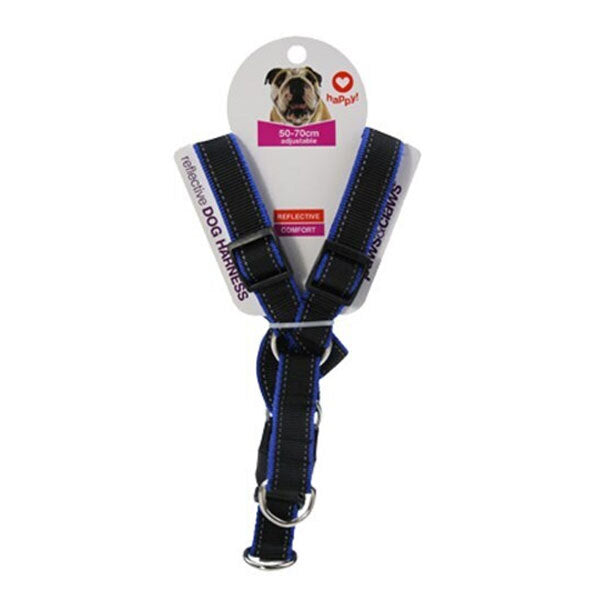 Paws & Claws Premium Reflective Edge Pet Harness 2.5x50-70cm Assorted