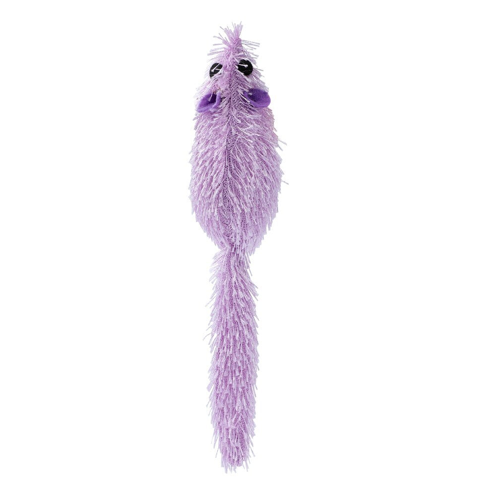 Paws & Claws Furry Long-Tail Catnip Mouse 17cm Assorted