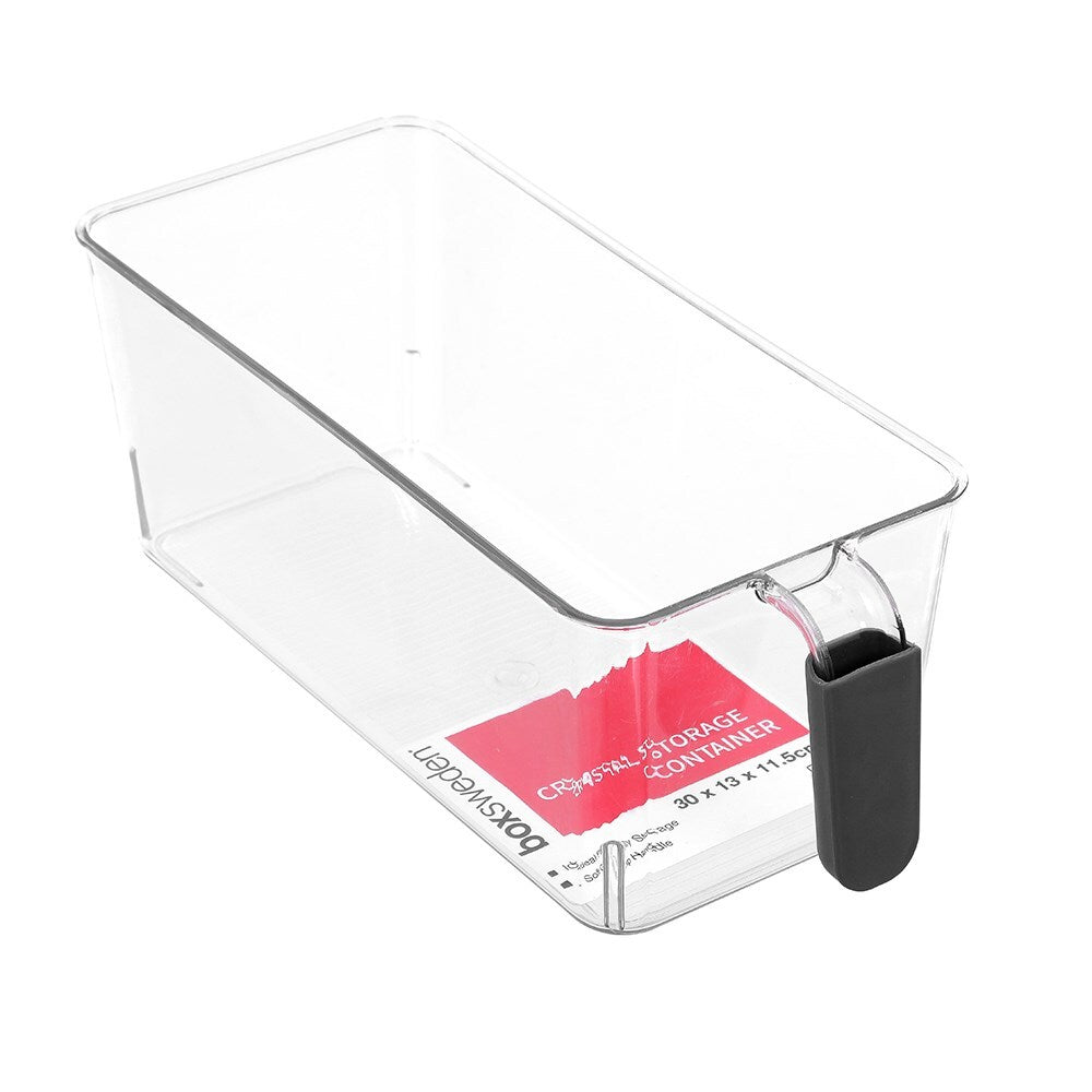 Boxsweden Crystal Drawer Basket Soft Grip 30X13X11.5cm