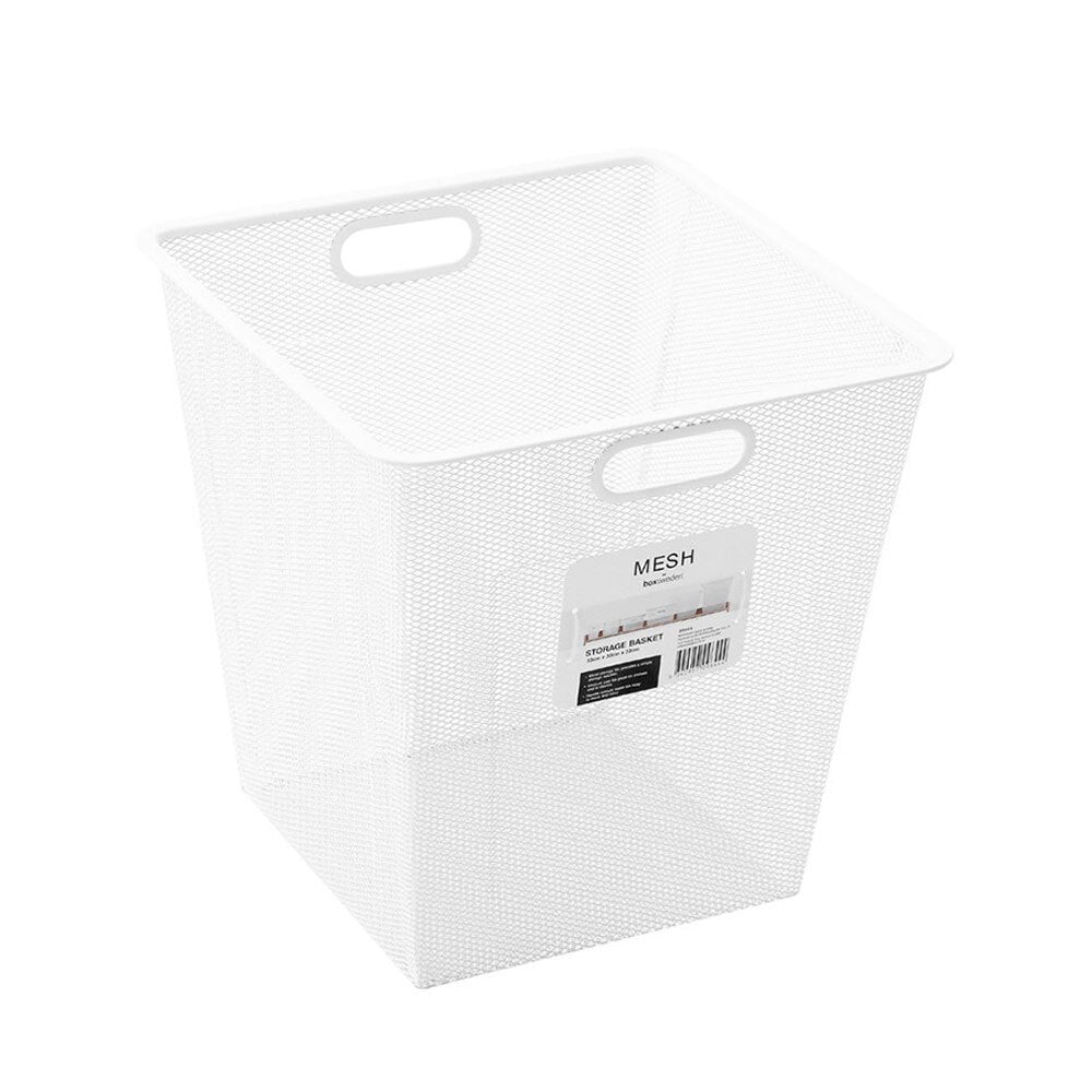 Mesh by Boxsweden Storage Basket 33cm x 33cm - White