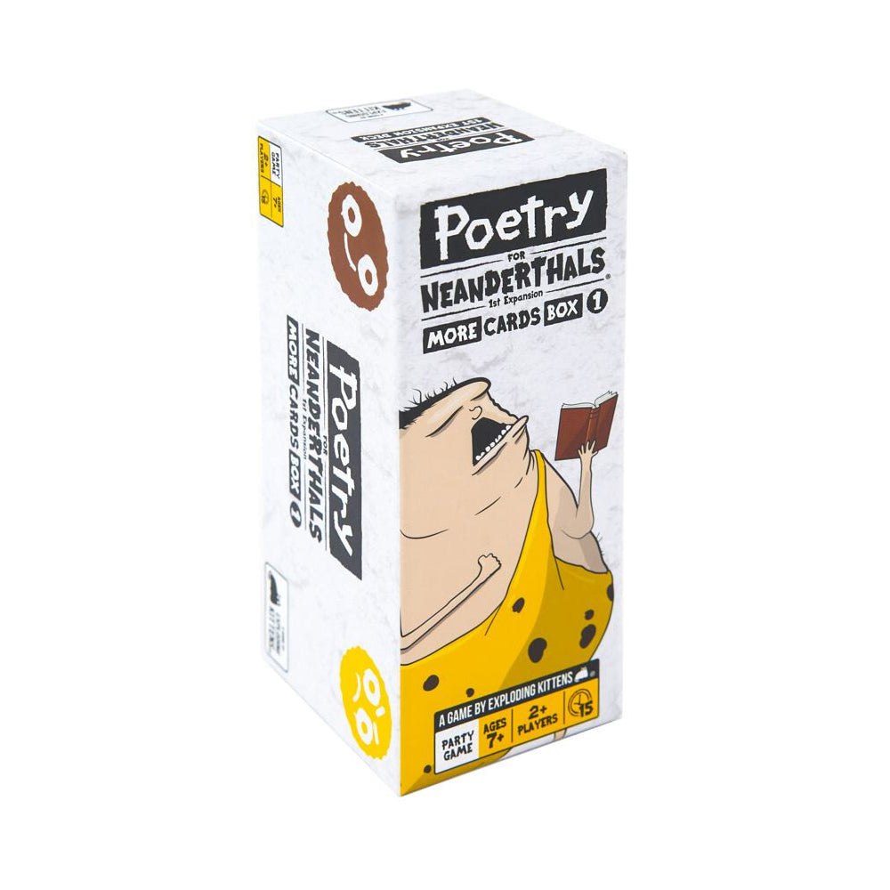 Exploding Kittens Poetry Expansion Pack for Neanderthals Kids Card Game 7+