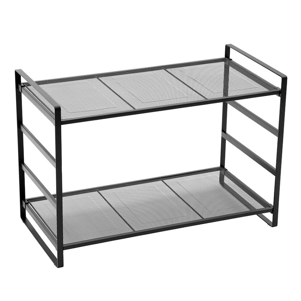 Mesh by Boxsweden 2 Tier Storage Shelf - Black