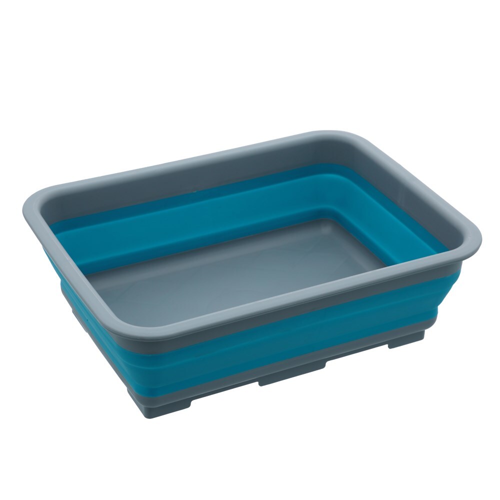Boxsweden Foldaway Basin Rectangle 8L 37.5x28x12.5cm Blue