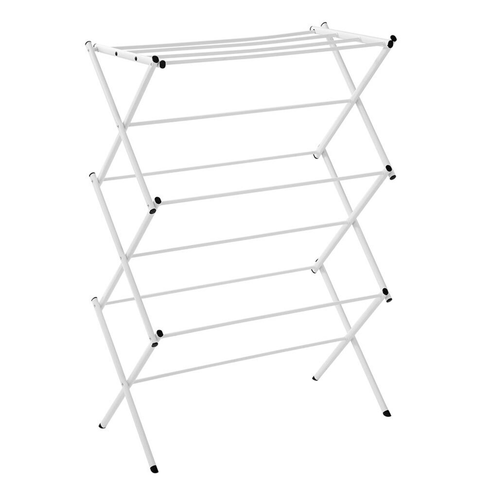 Boxsweden 3 Tier Foldable Clothes Airer - White