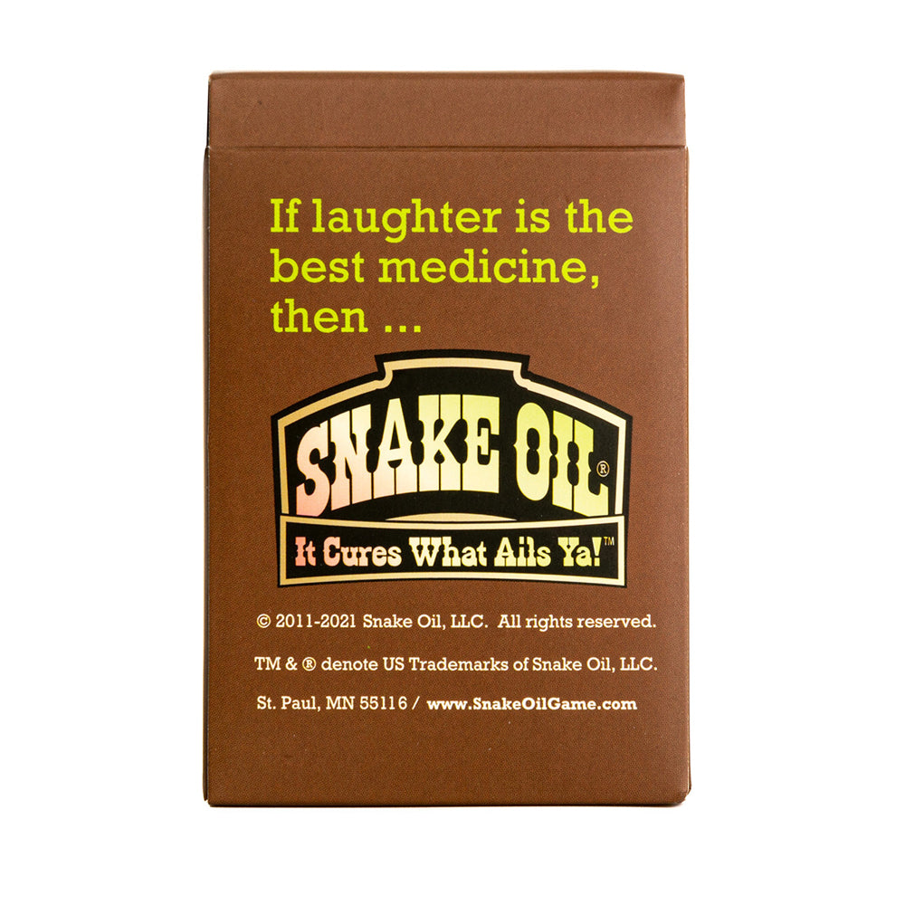 Snake Oil Crude Oil Expansion Adult/Teen Fun Party Card Game 17+